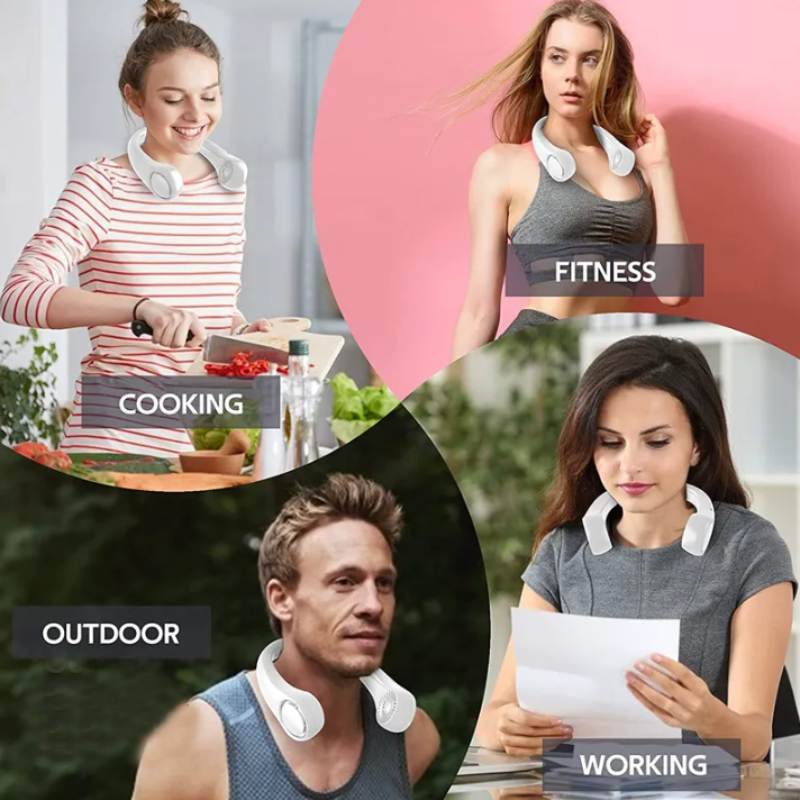 Ilikeshopping Portable Mini Neck Fan