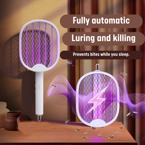 Ilikeshopping 3-in-1 Foldable Mosquito Racket Lamp