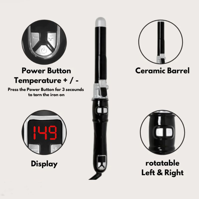 Ilikeshopping Automatic Hair Curling Wand