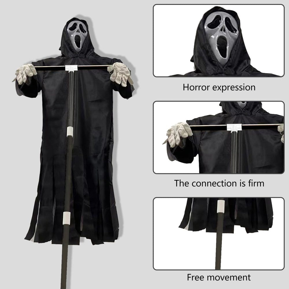 Ilikeshopping Halloween Ghostface Scarecrow