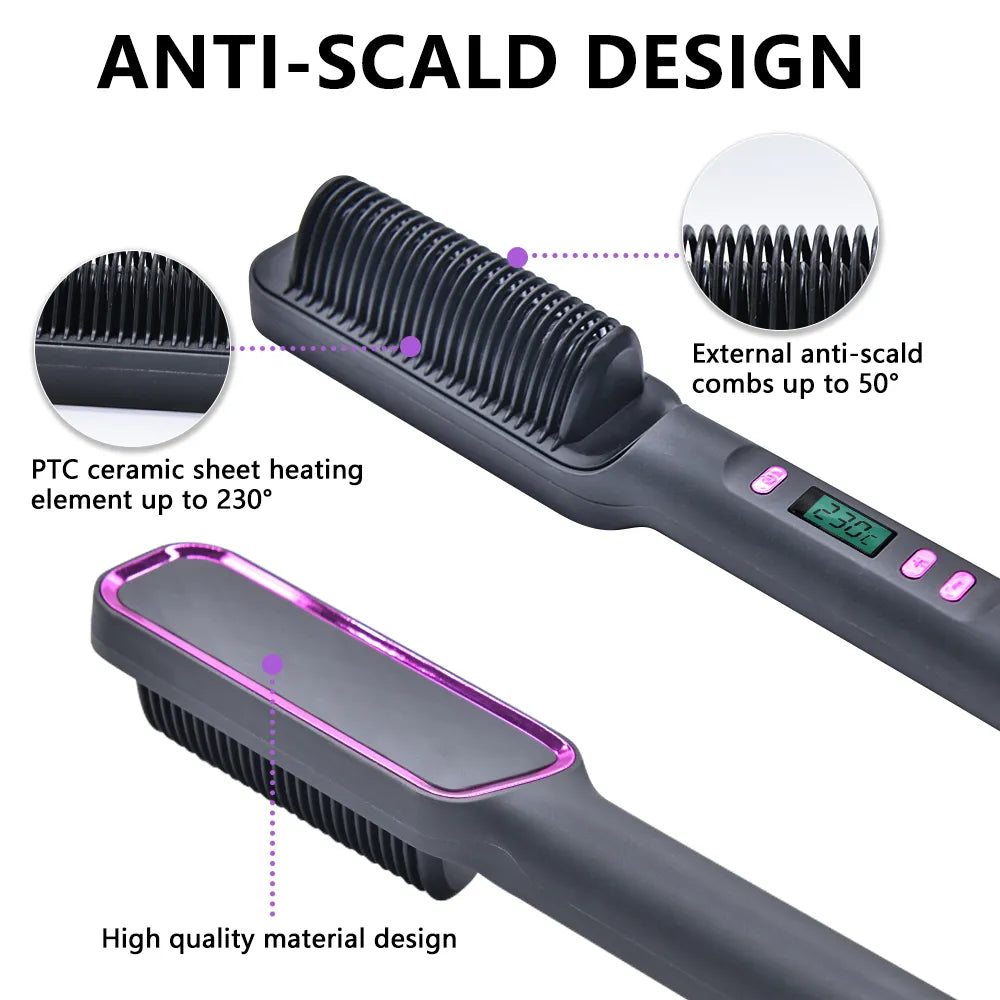 Ilikeshopping Ionic Silky Straightening Comb