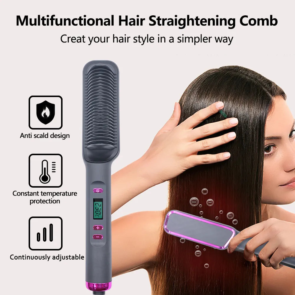 Ilikeshopping Ionic Silky Straightening Comb