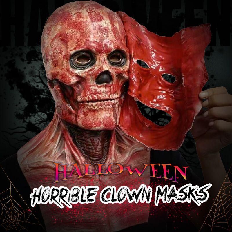 Ilikeshopping Halloween Double-Layer Bloody Horror Mask